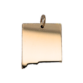14K Yellow Gold New Mexico State Charm